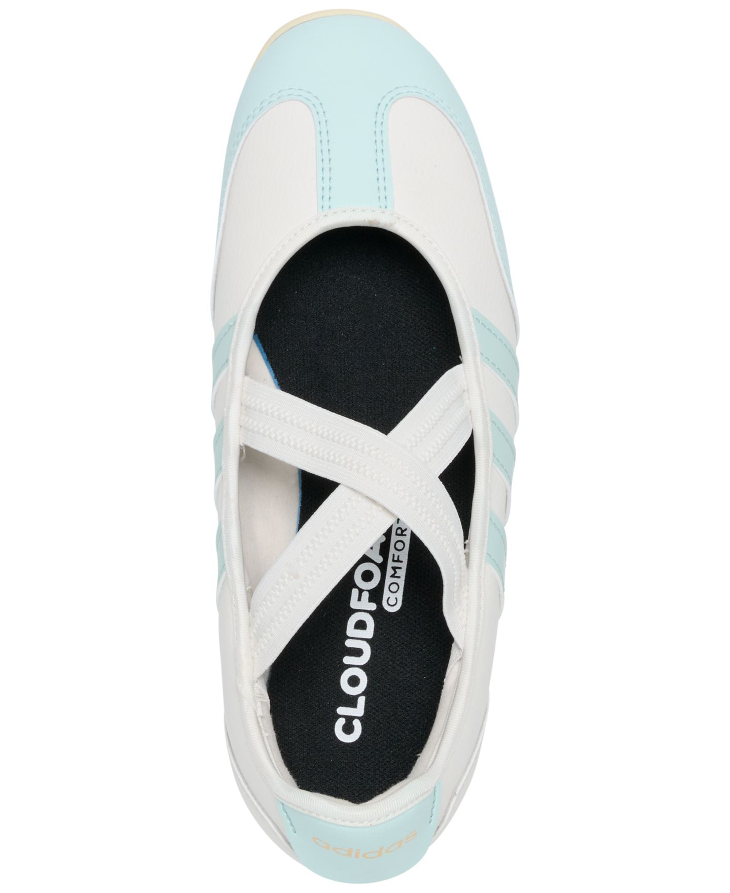 Детские кроссовки adidas Barreda Mary Jane Lifestyle для девочки, цвет: Белый / Мятный — фото 4