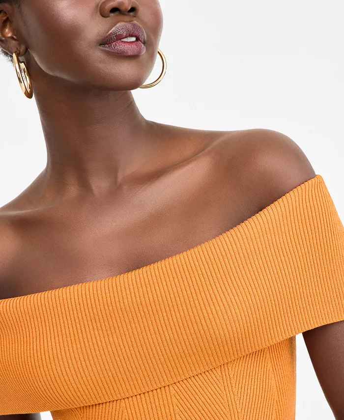 Women's Off-The-Shoulder Sweater - thumbnail 6