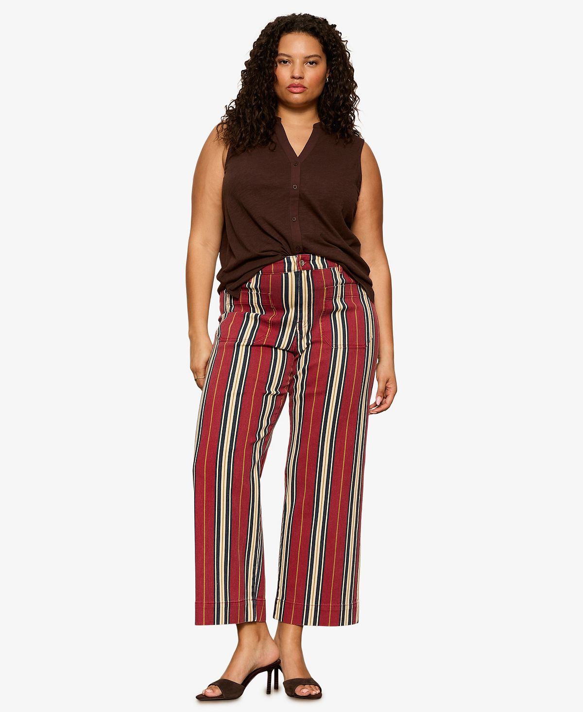 Sanctuary Petite Mariner Wide-Leg Jeans view 6 — MAYCSS fashion products