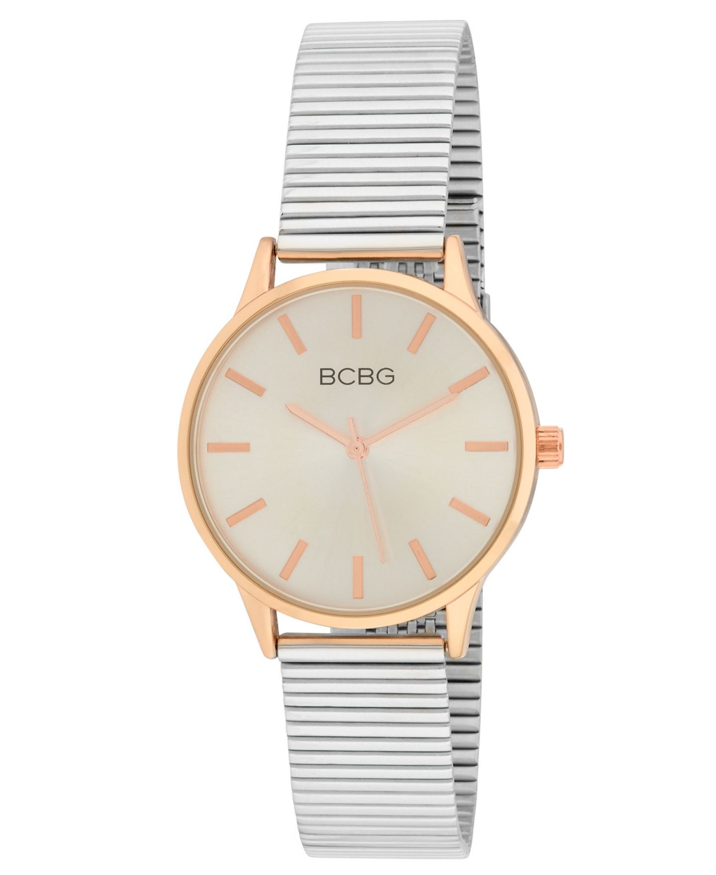 BCBG Women's Quartz Round Rose Gold Stainless Steel; 34mm — фото 1