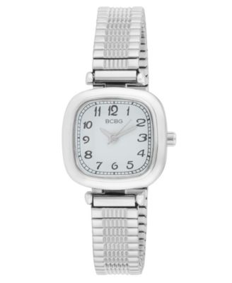 Women's Quartz Round Silver Stainless Steel Watch 27mm
