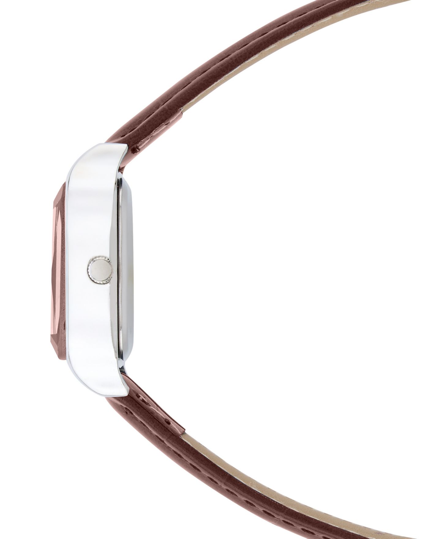 Женские часы BCBG Quartz Square Brown Stainless Steel Watch 27mm — фото 3