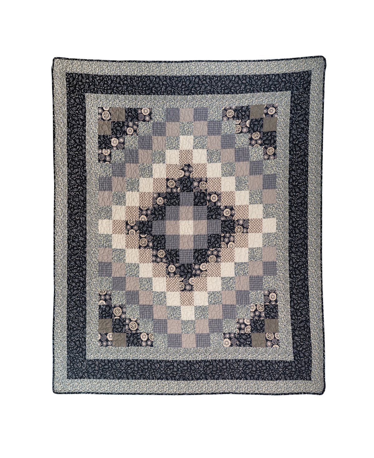 Donna Sharp Lexington Trip Cotton Reversible Throw, 50" x 60"