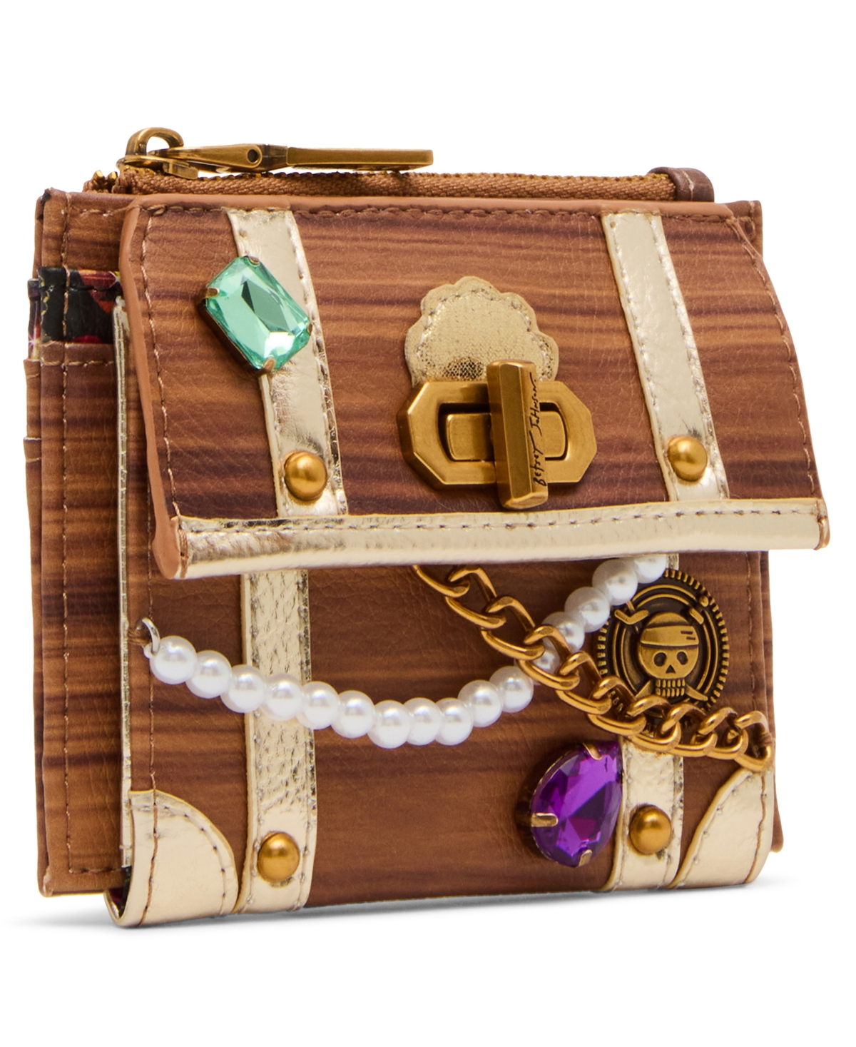 Betsey Johnson Mini Treasure Chest Wallet