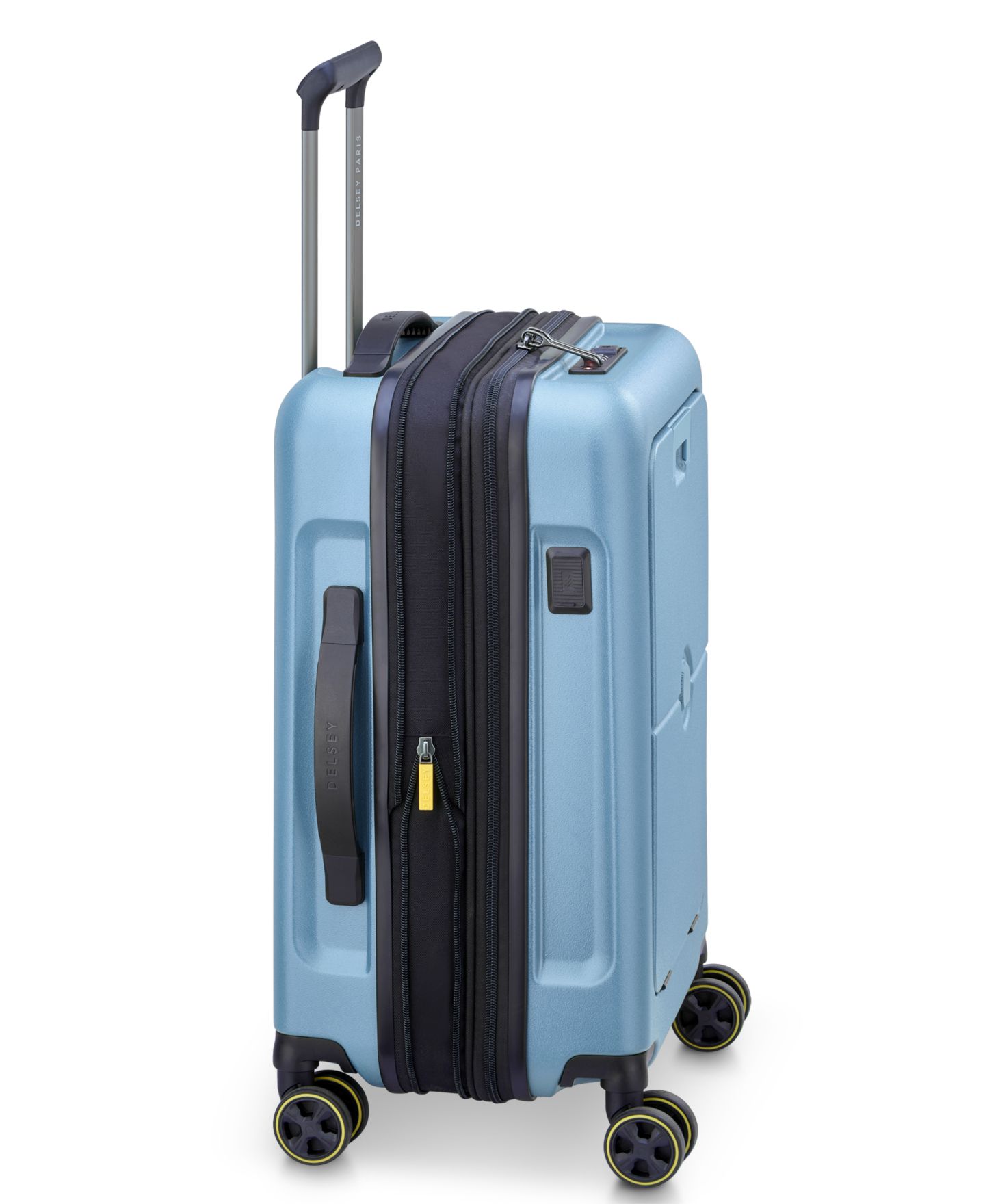 Чемодан Delsey Paris Turenne 2.0 Business Front Pocket Carry-On Spinner, цвет: Синий — фото 4