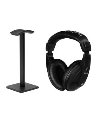 HPM1000 Closed Back Multi Purpose Stereo Headphones, Bundle with Desktop Headphone Stand