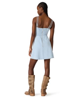 short dress for female Sexy Spaghetti Straps Lace Short Dress Summer Women Holiday Dress P253   PreppyDress