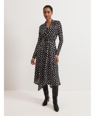 Women's Caitlin Asymmetric Wrap Midi Dress