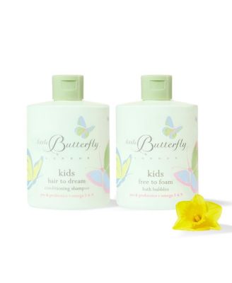 Little Butterfly London Kids Butterfly London Foamy Adventure 2 Product Hair and Skincare Bundle 65$