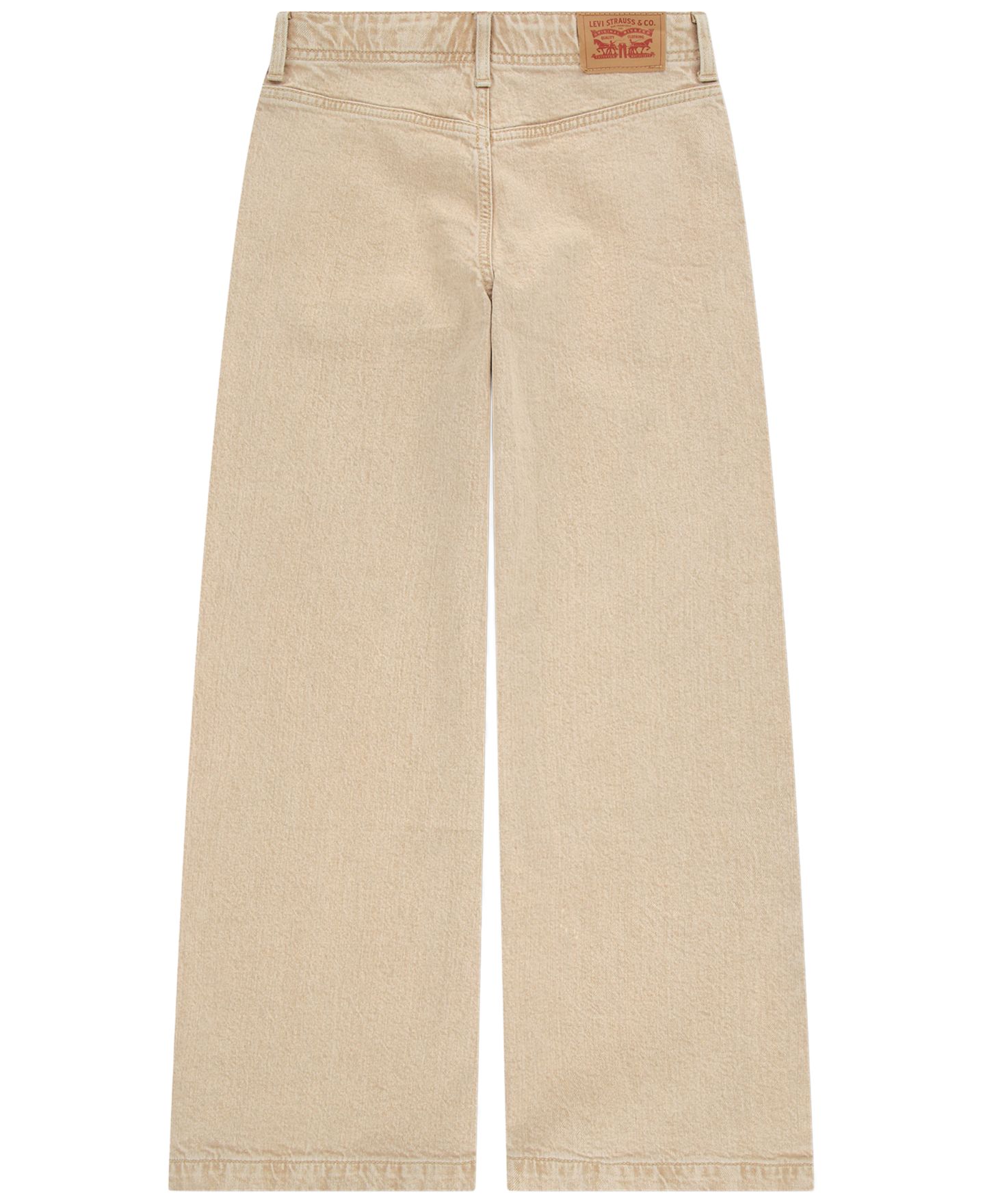 Джинсы Levi's Baggy Wide Leg Jeans для девочек, цвет: Светлый бежевый — фото 2