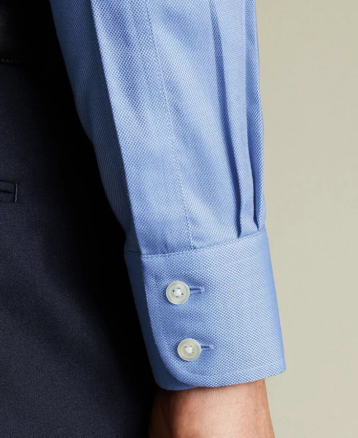 Men's Classic Collar Solid Dress Shirt - thumbnail 3