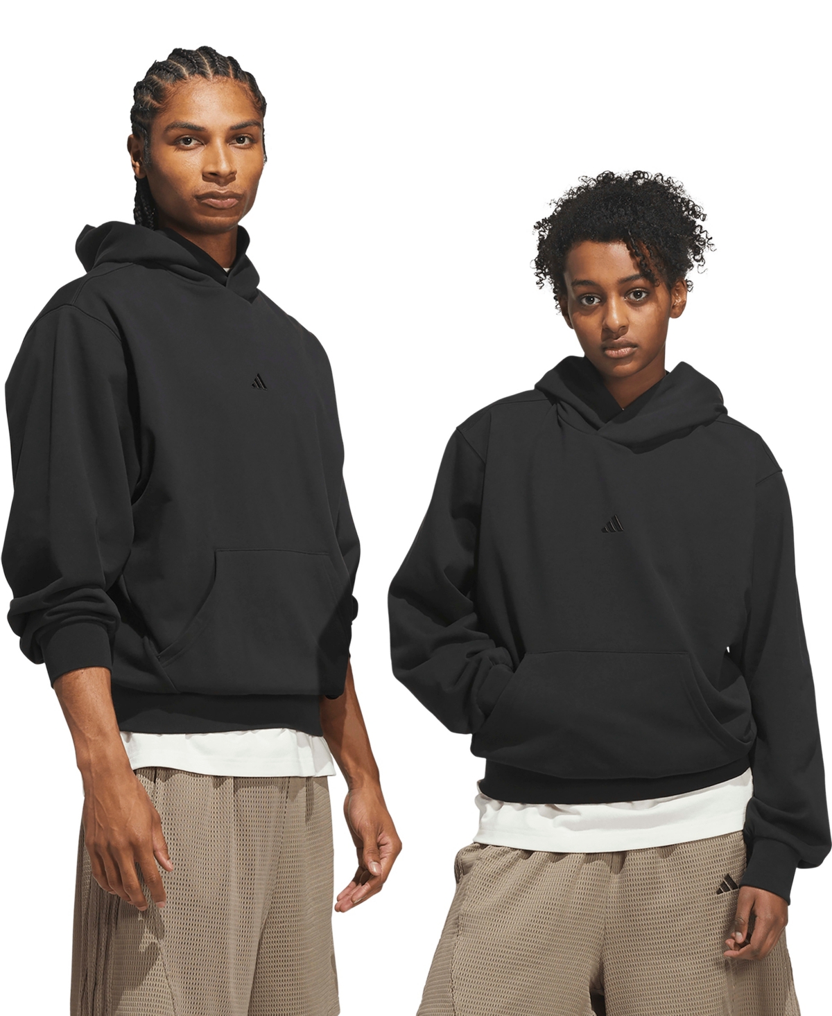 adidas Unisex Basketball Fleece Hoodie