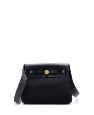 20 Herbag Zip Toile and Leather