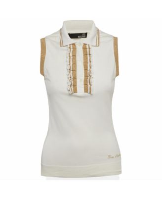 Women's Jersey Ruffled Sleeveless T-Shirt