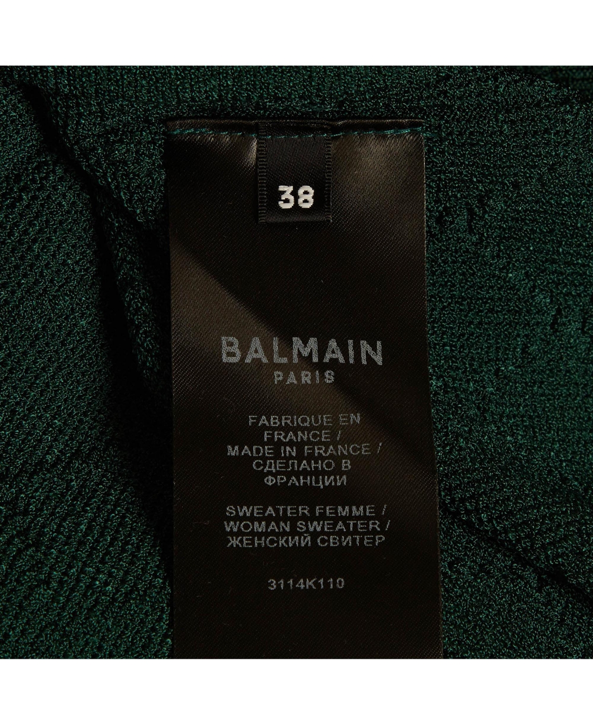 Pre-Owned Balmain Women's Textured Knit Pullover
