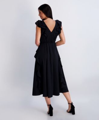 macy's black wedding guest dress Women's Little Black Wedding Guest Dresses
