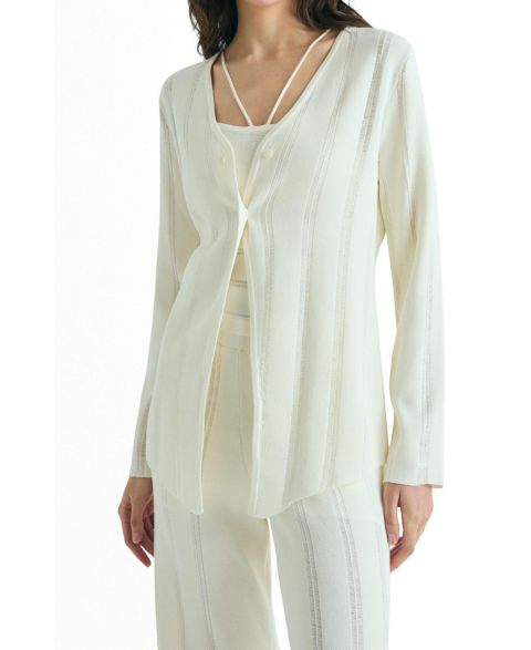 Женские кардиганы Scalpers Women's Slanted Knit Cardigan