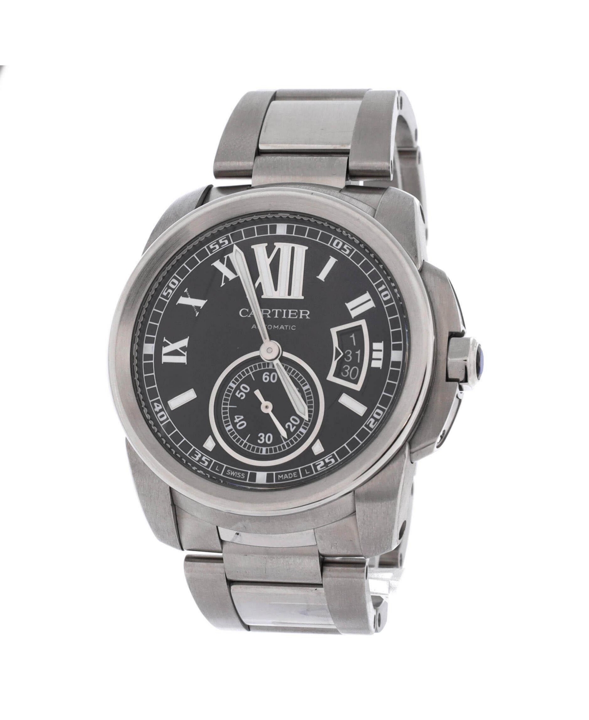 Pre-Owned Cartier Calibre de Cartier Automatic Watch in Stainless Steel 42mm