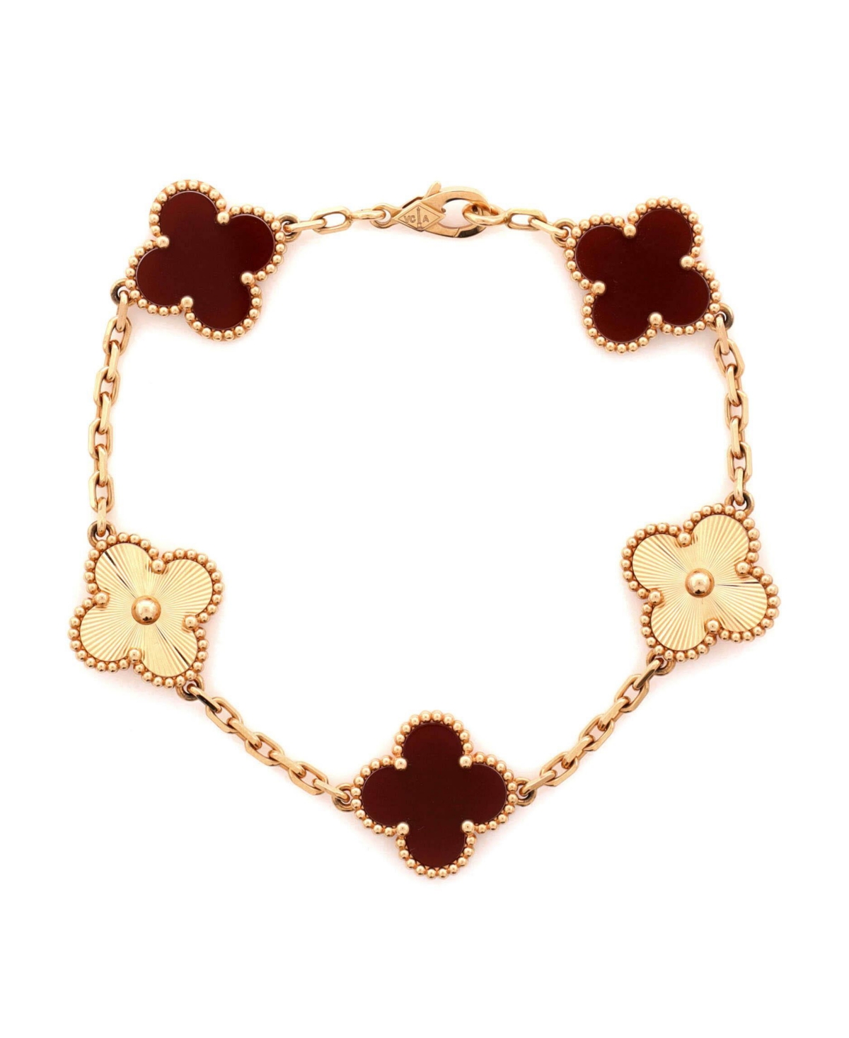 Pre-Owned Van Cleef & Arpels Vintage Alhambra 5 Motifs Bracelet