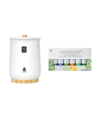 Large-Capacity Towel Warmer with Essential Oils Bundle