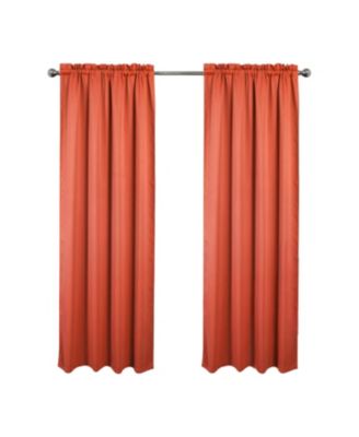 100Percentage  Polyester Twilight Blackout Rod Pocket Curtain Panel