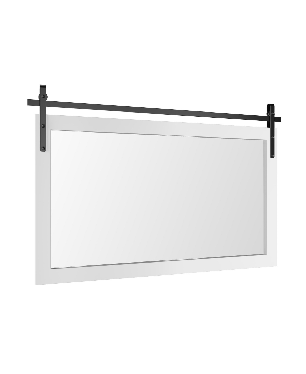 Lovmor Farmhouse Inches W x Inches H Rectangle Framed Wall Bathroom Vanity Mirror Accent Mirror