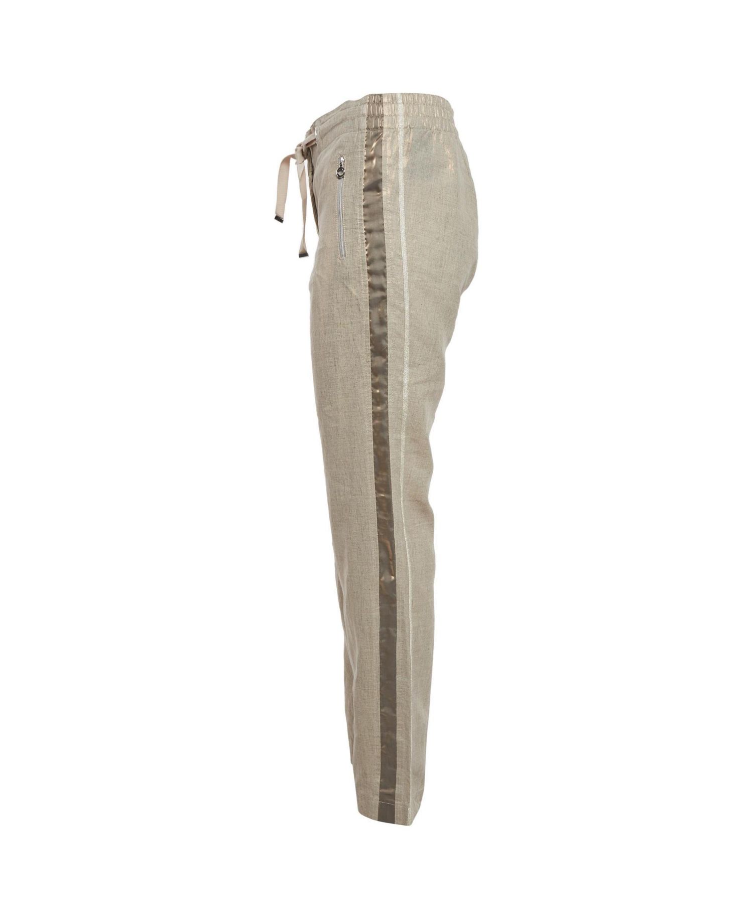 Women's Lurex Drawstring Trousers