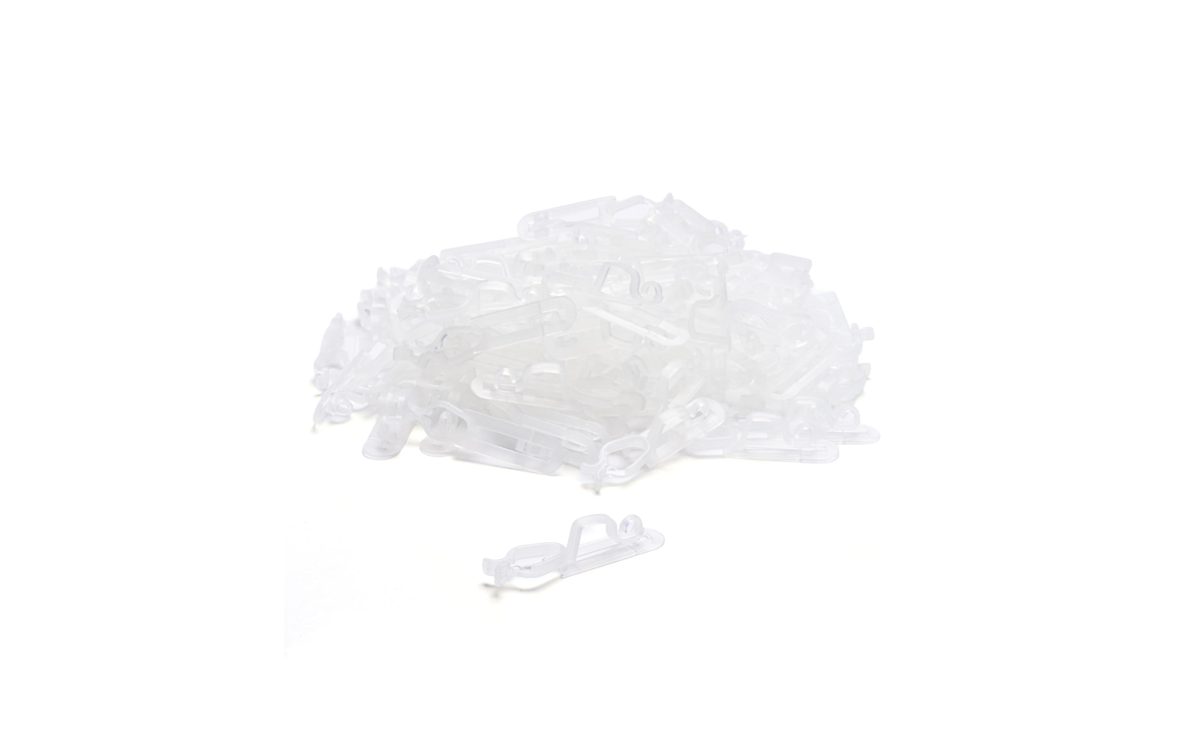 DELight 100 Pieces Christmas Light Clips All in One Plus C7 C9 Hangers for Gutters