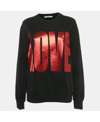 Women's Love Print Cotton Sweatshirt