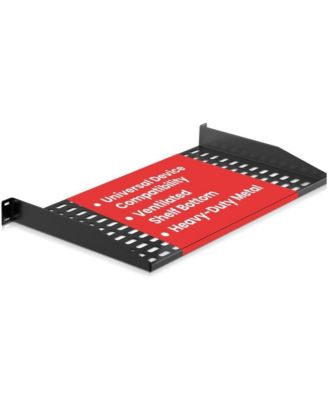1U Universal Server Rack Shelf Mount Tray