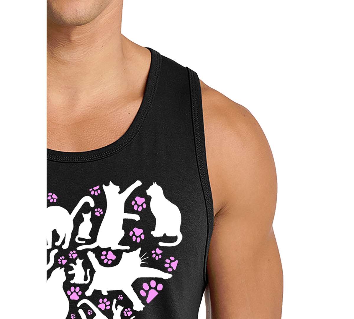 La Pop Art Men's Graphic Tank Top