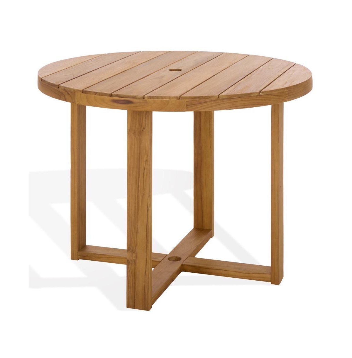 Augusta Home Mayaguana Round Teak Outdoor Dining Table