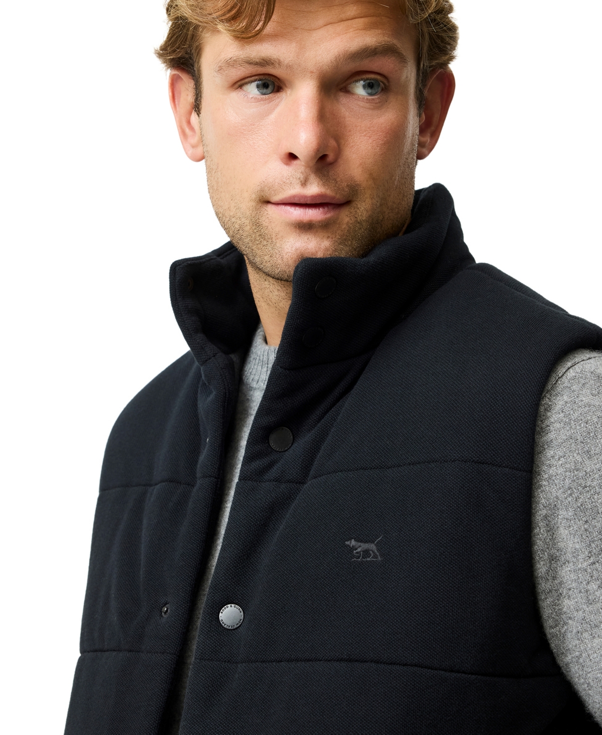 Rodd & Gunn Men's Lake Ferry Stand Collar Vest