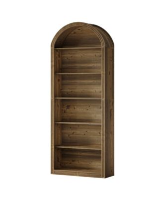 Tall 6 Tier Bookcase for Living Room Bedroom and Office