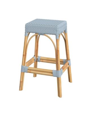 Robias Rectangular Rattan 30" Bar Stool