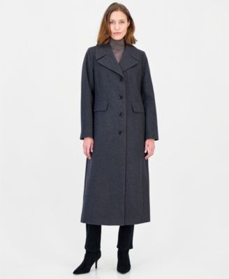 Women's Single-Breasted Maxi Coat