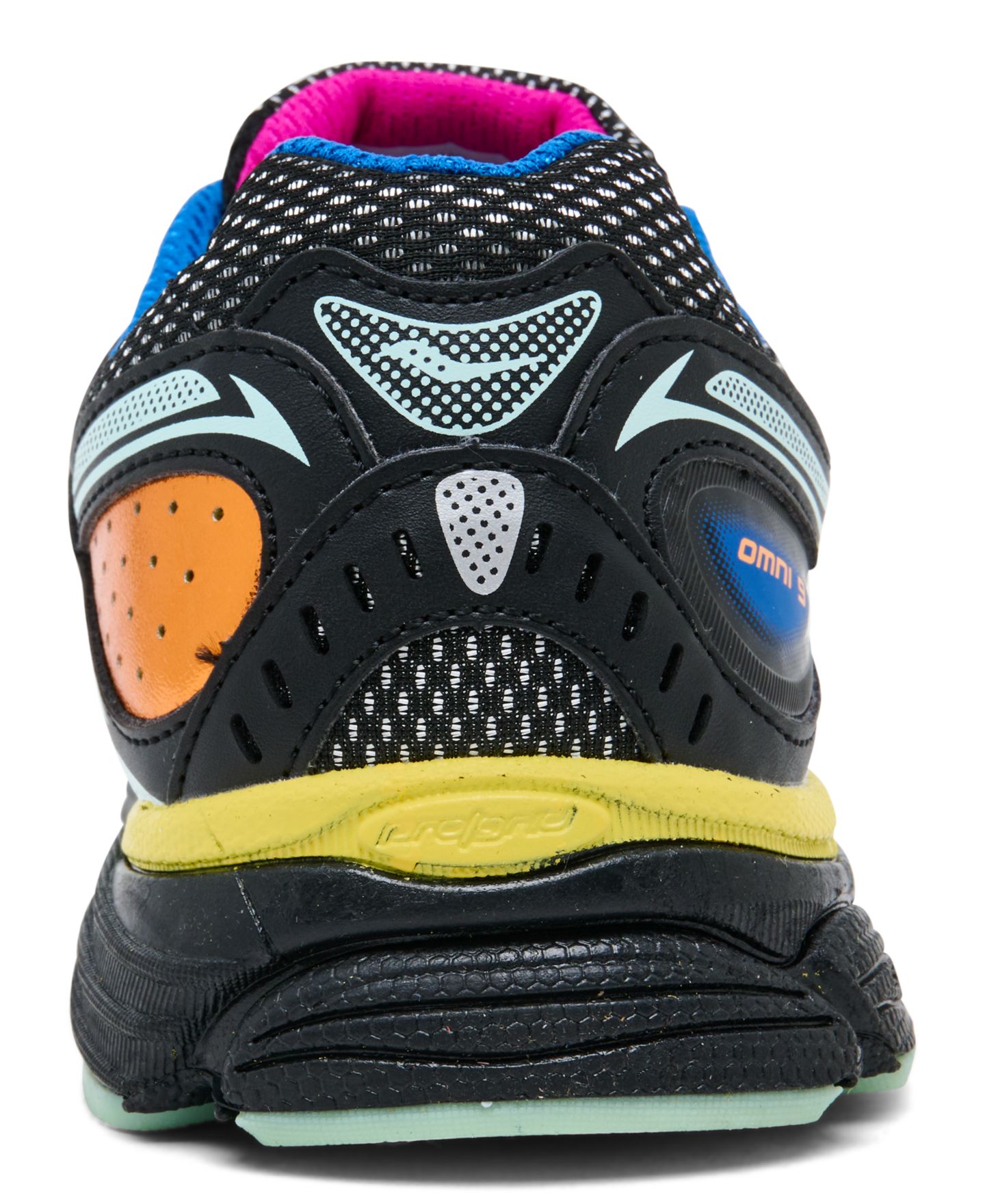Детские кроссовки Saucony Big Kids Omni 9 Lifestyle, цвет: Чёрный / Разноцветный — фото 4