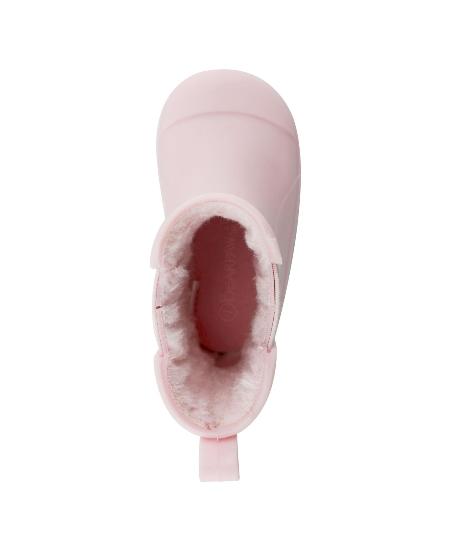 Ботинки BEARPAW Faux Fur Lined Chelsea Waterproof Rain Boots для малышей, цвет: Светлый розовый — фото 5