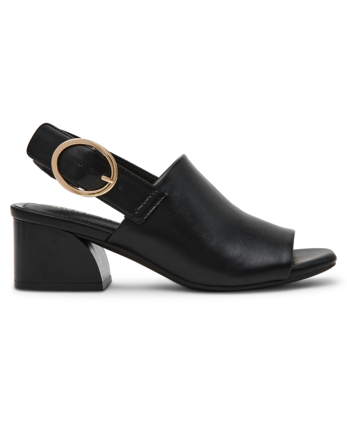 Женские ботинки Anne Klein Maddy Square Toe Shooties, цвет: Чёрный гладкий — фото 2