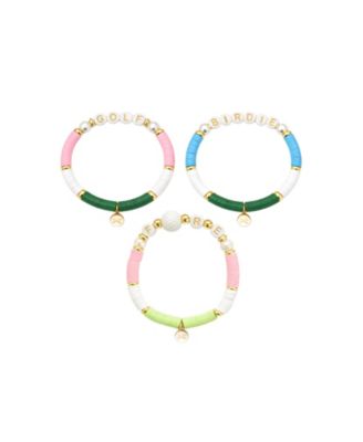 Girls Bits and Bows Little/Big Golf Lovers Bracelet Set