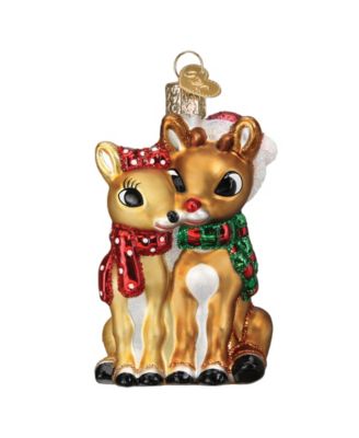 3.5" Rudolph and Clarice Ornament