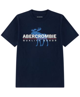 abercrombie kids Boys 5-16 Short-Sleeve T-Shirt - Navy Blue 25$