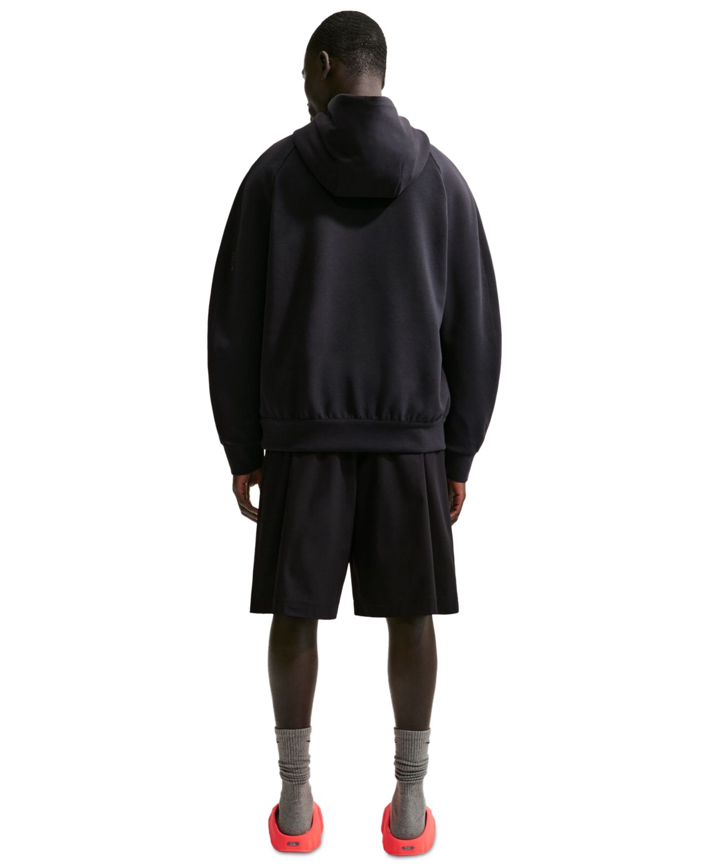 Мужское худи Nike 24.7 ImpossiblySoft Dri-FIT Pullover, цвет: Чёрный / Серый — фото 5