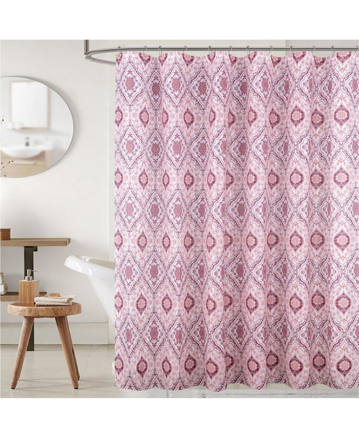 Rt Designers Collection 90 Gsm Printed Peva Glit Jaxx Shower Curtain