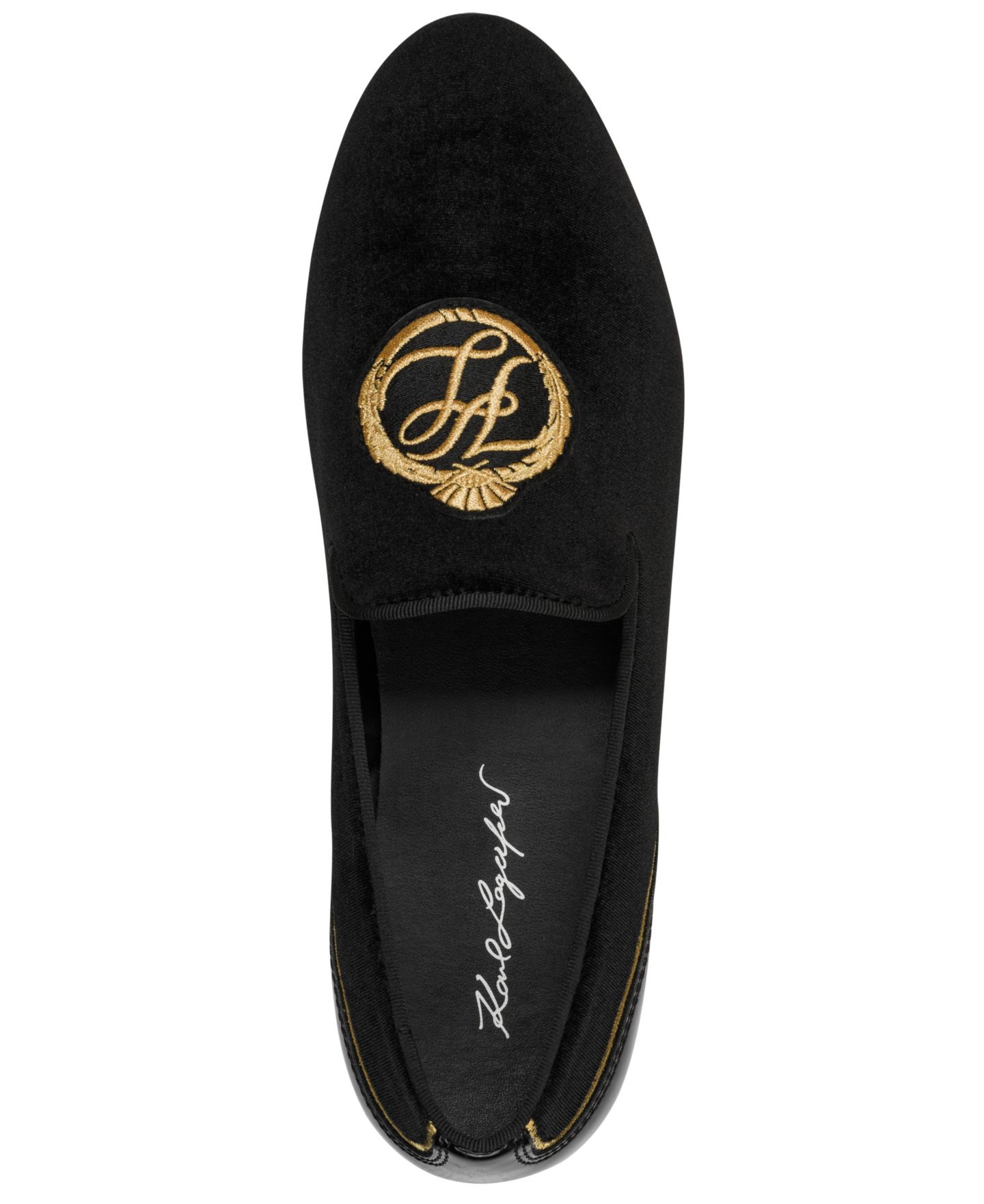 Мужские туфли KARL LAGERFELD PARIS Soren Evening Slip-On, цвет: Чёрный — фото 4