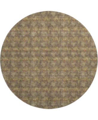 Soft Essentials Machine Washable SE5 8'x8' Round Area Rug
