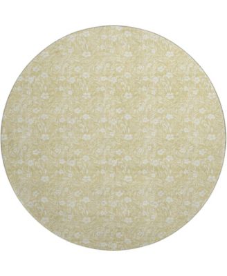 Soft Essentials Machine Washable SE4 8'x8' Round Area Rug