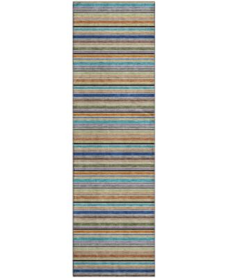 Soft Essentials Machine Washable SE2 2'3"x7'6" Runner Area Rug