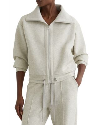 Women's Premium Interlock Zip-Front Sweatshirt