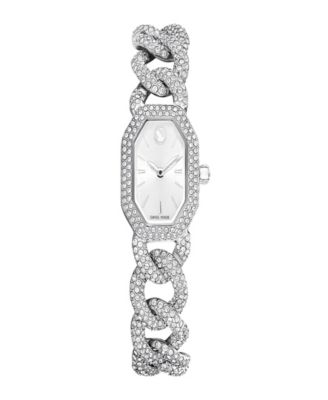 Swarovski Dextera Chain Swiss Crystal Bracelet Watch 44 x 20mm